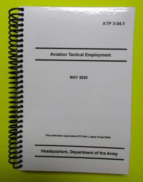 ATP 3-04.1 Aviation Tactical Employment - 2020 - mini size - Click Image to Close